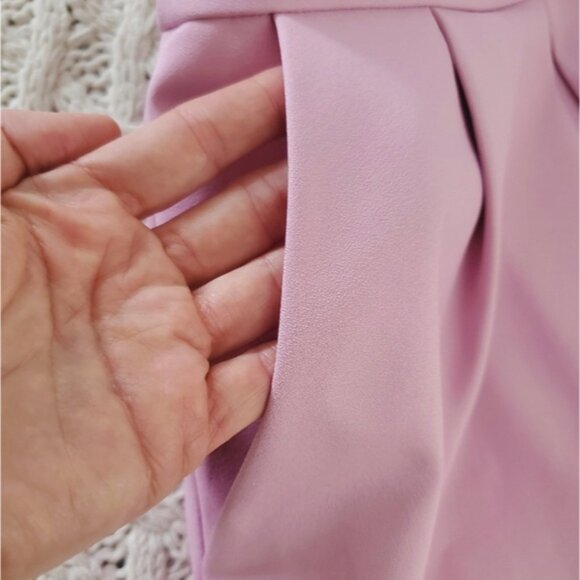 J CREW Pleated High Waisted Skater Skirt in Light Bubblegum Pink- Size 0… - Picture 3 of 15